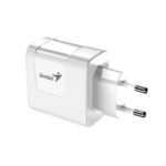 Genius Универсално зарядно за стена Charger Wall GaN - USB Type-C/A 65W White - PD-65AC - Image 2