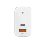 Genius Универсално зарядно за стена Charger Wall GaN - USB Type-C/A 65W White - PD-65AC - Image 4
