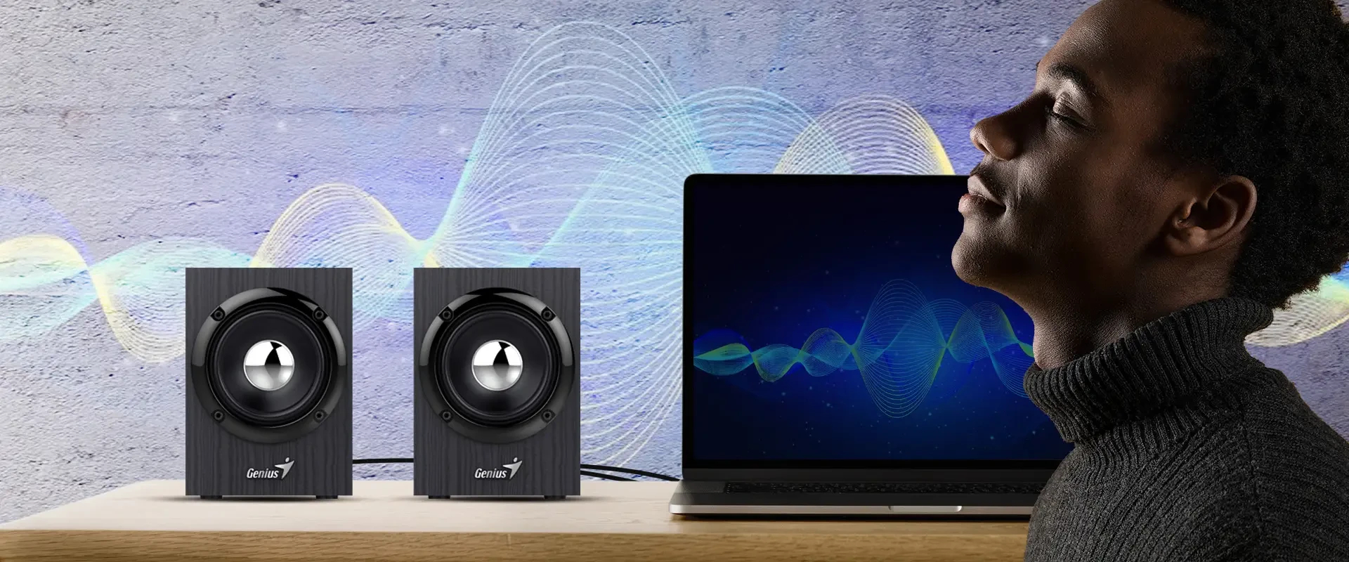 genius_sp_hf385bt_bk_06_ifchsb Genius тонколони Speakers 2.0 - SP-HF385BT - 4W RMS, Bluetooth 5.0, Wood - Image 6