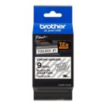 Brother TZES121 Етикети Extra strength adhesive (Black on Clear)