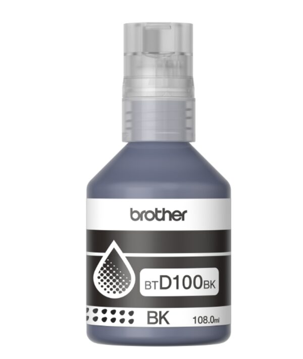 Brother BT-D100BK Оригинално мастило (черен) - Image 1