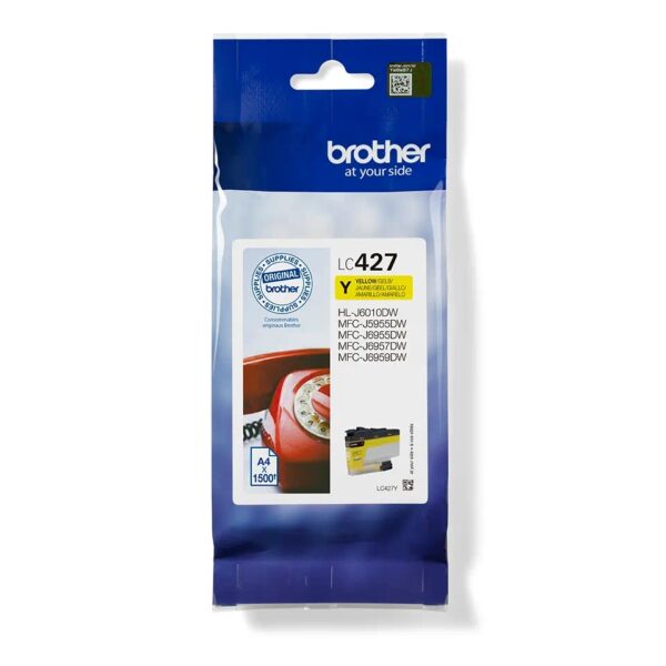Brother LC-427Y Оригинална мастилена касета (жълт) - Image 1