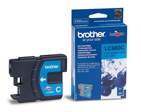 obi_lc980c_4489 Brother LC980C Оригинална мастилена касета (циан) - Image 1