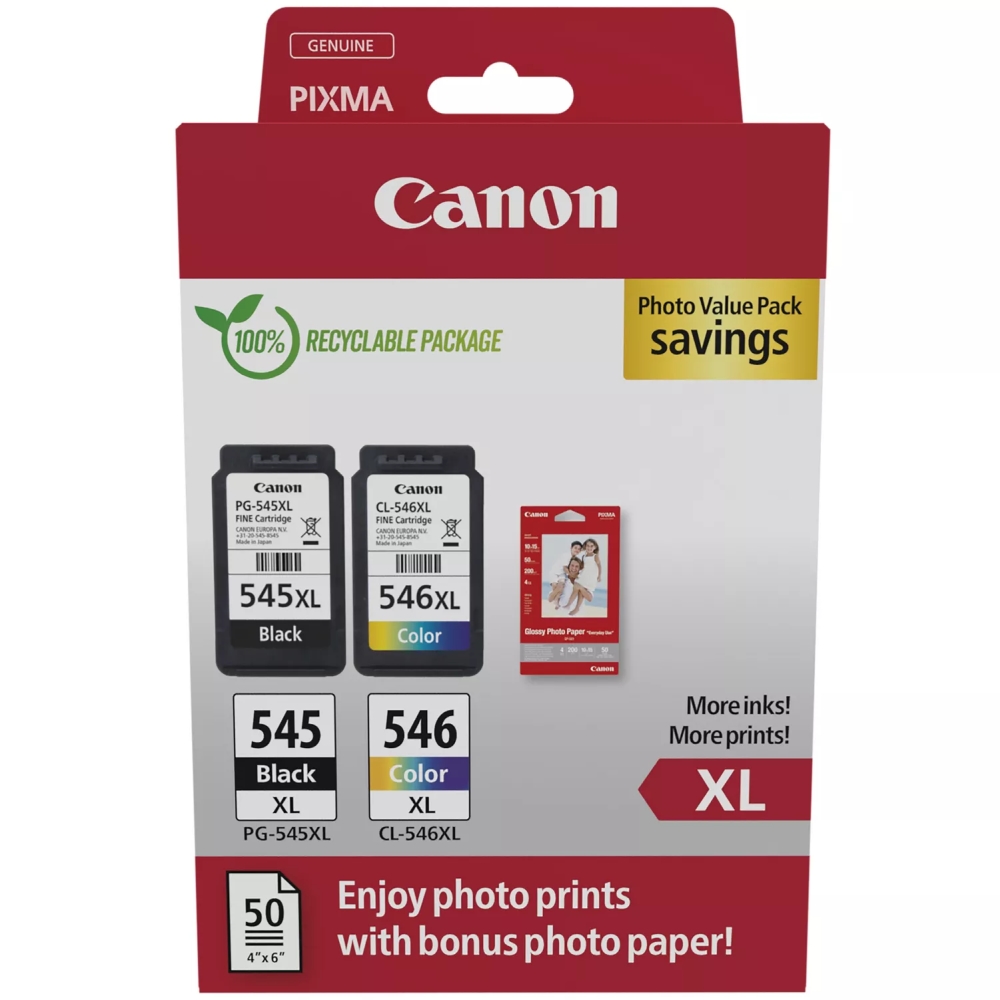 oci_packpg545xl-cl546xl_15354 Canon Multi Pack PG-545XL/CL-546XL PVP оригинални мастилени глави - Image 1