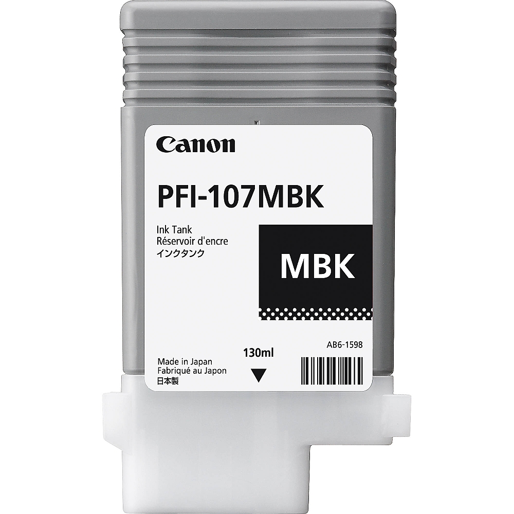 oci_pfi107mbk_11169 Canon PFI-107 Matte Black Оригинална мастилена касета - Image 1