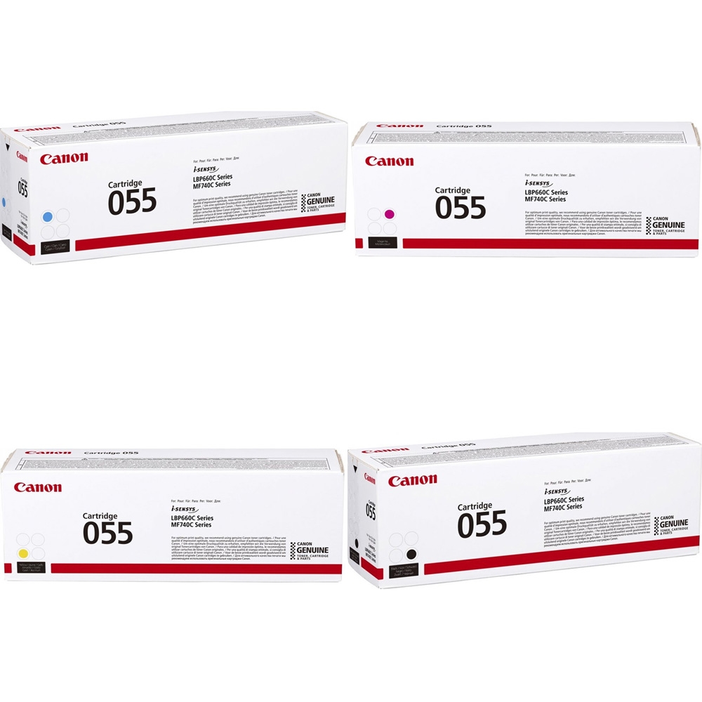 ocl_cart055y_13413 Canon Cartridge 055 оригинална тонер касета (жълт) - Image 1