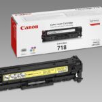 Canon Cartridge 718 оригинална тонер касета (жълт)