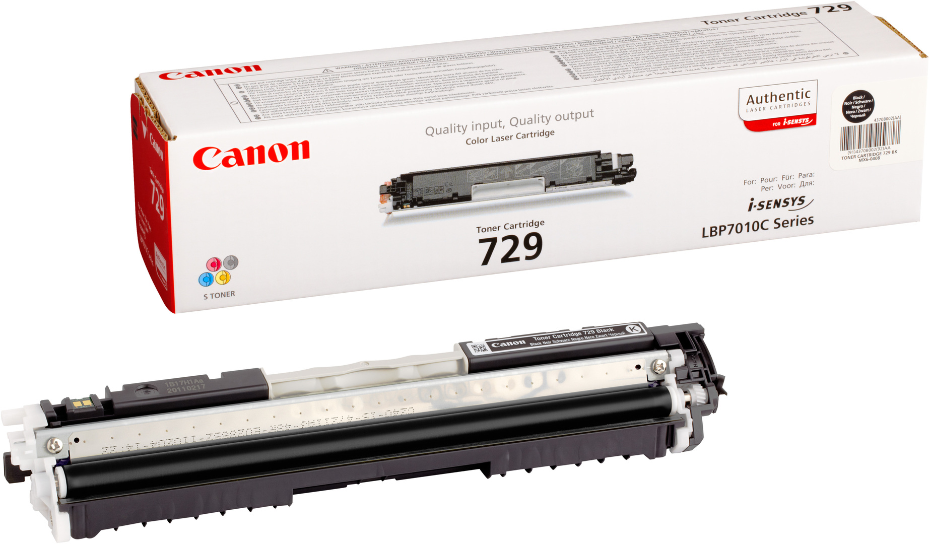 ocl_cart729bk_4604 Canon Cartridge 729 оригинална тонер касета (черна) - Image 1