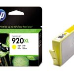 HP CD974AE Оригинална касета мастилена глава (жълта)