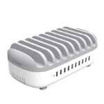Orico зарядна станция за мобилни устройства Charger Station 220V - 10 x USB 120W white - DUK-10P-EU-WH