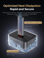 Orico докинг станция Storage - HDD/M.2 Dock - 2 BAY Offline Clone 2.5/3.5/M.2 NVMe USB-C/USB-A - IT28E-C-EU-GY - Image 3