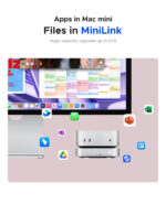 Orico докинг станция SSD Docking station M.2 NVMe - USB-C(10Gbps) x 1, USB3.2 x 2, USB2.0 x 2, M.2 x 1, Audio, SD/TF 4.0 - MiniLink M49P-EU-SV - Image 3