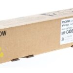 Ricoh MPC406 оригинална тонер касета (жълт)