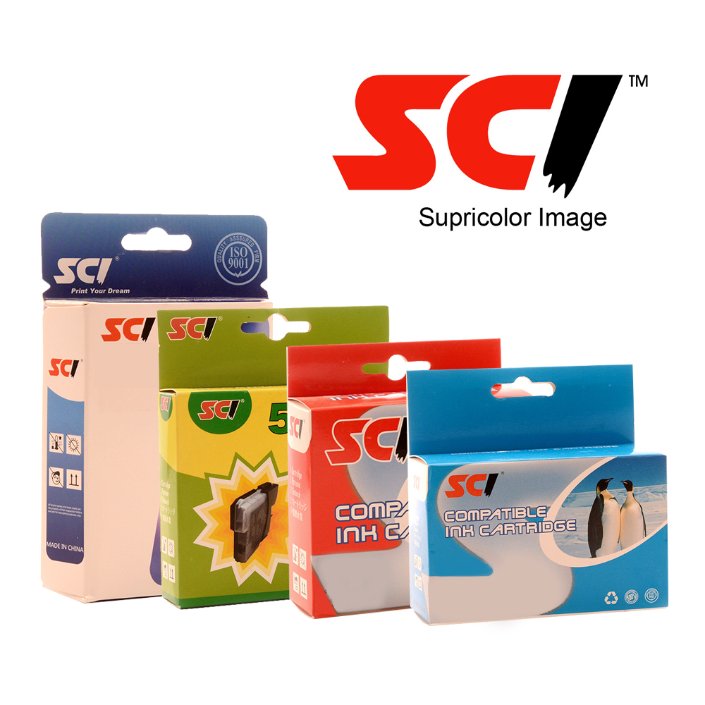 sci_cli526y_7326 CLI-526 Съвместима мастилена касета (жълта)с чип - Image 1