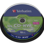 Verbatim CD-RW шпиндел 10 бр. (43480)