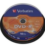 Verbatim DVD-R 4.7GB шпиндел (10) (43523)