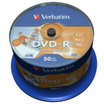 Verbatim DVD-R 4.7GB Ink Printable шпиндел (50) (43533)