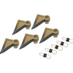 Палци и пружинки - 5 бр за горна изпичаща ролка за Konica Minolta Bizhub 420/500 ( 50GA7227-00 , 4030-5717-01)-comp