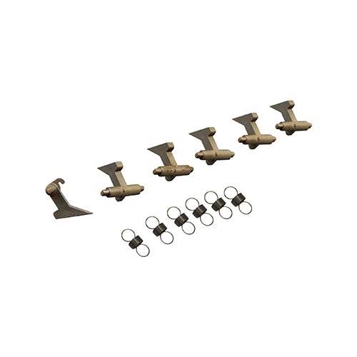 sp_upf-km2540_12775 Палци + пружинки 6 бр. за горна изпичаща ролка за Kyocera Mita KM2540-comp - Image 1