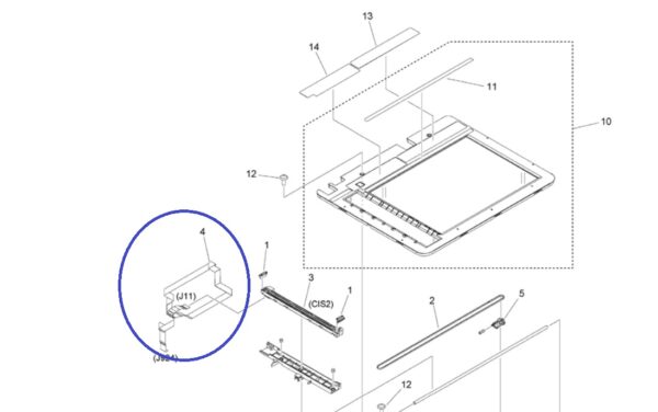 Лентов кабел за Canon i-Sensys MF443/449(FK4-4058) ОЕМ - Image 1