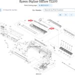 Водач на хартията за Epson T1100 (1516722, 1533263) - OEM