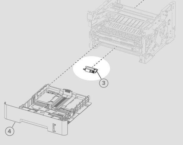 Оригинална поемаща ролка за Lexmark B2236 (41X2455) OEM - Image 1