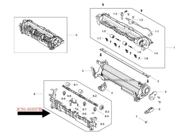 Изход на фюзера за Samsung ML2950 (JC91-01037B) OEM - Image 1