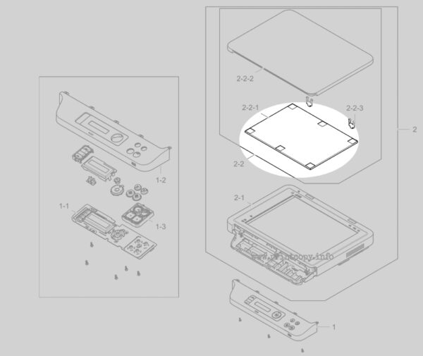 Подложка за скенера на Samsung SCX4216  (JC63-00209A) OEM - Image 1