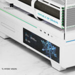 Thermalright кутия Case mATX - TL-M10 Vision White - 9.16 inch LCD Display, USB-C - Image 3