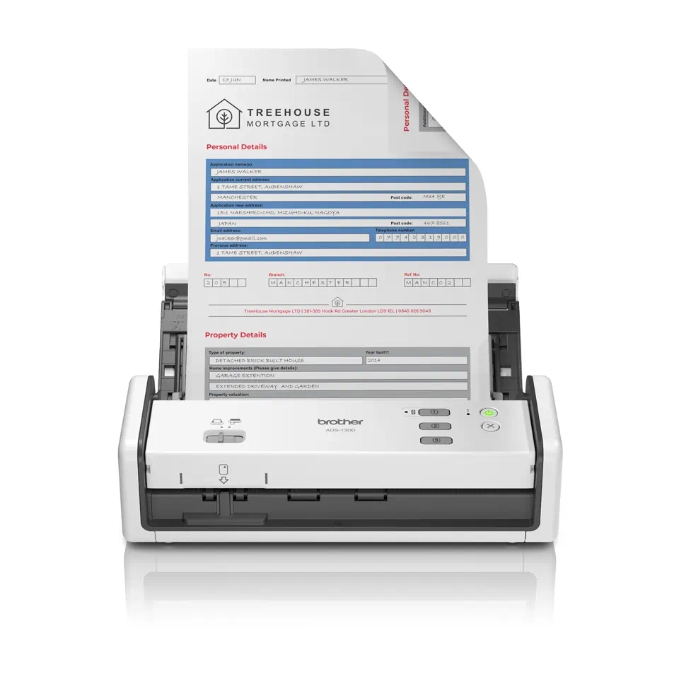 ws_brads1300_16347 Brother ADS-1300 Document Scanner, скенер - Image 1