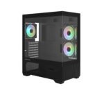 Zalman кутия Case ATX - Chronix BLACK - 3 x 120 mm A-RGB, USB-C, Tempered Glass