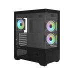 Zalman кутия Case ATX - Chronix BLACK - 3 x 120 mm A-RGB, USB-C, Tempered Glass