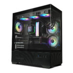 Zalman кутия Case ATX - Chronix BLACK - 3 x 120 mm A-RGB, USB-C, Tempered Glass - Image 5