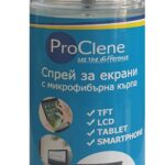 ProClene Антистатичен почистващ спрей SCS140 с микрофибърна кърпа