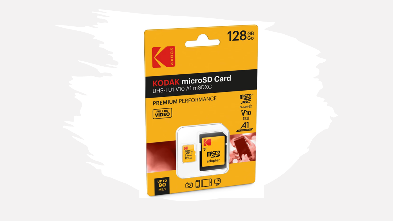 kodak Карта памет KODAK microSDXC 128 GB micro SD class 10 + адаптер - Image 1