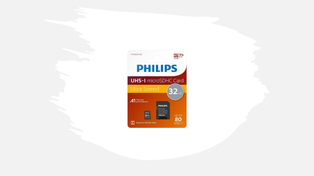 philips32 Карта памет Philips Ultra Speed 32GB micro SD class 10 + адаптер - Image 1