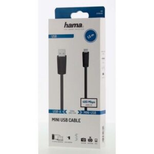 USB-A мъжко - USB-B mini мъжко