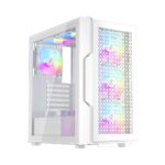 1stPlayer кутия Case ATX - TRILOBITE T7 - Бяла с 4 бр включени вентилатори - Image 5