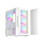 1stPlayer кутия Case ATX - TRILOBITE T7 - Бяла с 4 бр включени вентилатори - Image 8