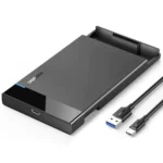 Ugreen кутия за външен твърд диск SATA 2.5" USB 3.2 USB-C с кабел, черен - Image 3