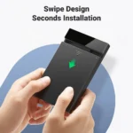 Ugreen кутия за външен твърд диск SATA 2.5" USB 3.2 USB-C с кабел, черен - Image 2