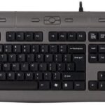 Клавиатура A4Tech KL-7MUU USB Silver Grey