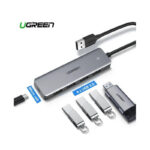 USB хъб Ugreen - CМ219, 4 x USB3.0/USB-A, сив - Image 2
