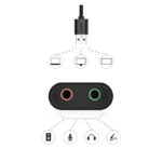 Аудио Адаптер Ugreen - US205, USB2.0/3.5mm, черен - Image 4