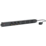 AEG PDU 16-2 16A разклонител с 3 GE и 3 IEC C19 гнезда