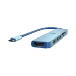 VCOM CUE18 7-в-1 USB-C докинг станция с HDMI, USB, SD, TF и PD 100W